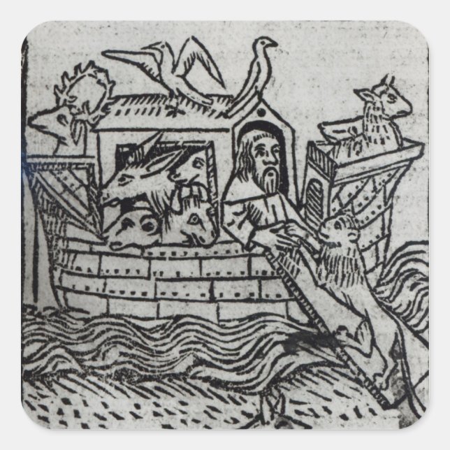 Adesivo Quadrado Arca de Noah (Frente)