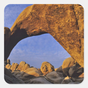Adesivo Quadrado Arch Rock no Parque Nacional Joshua Tree em