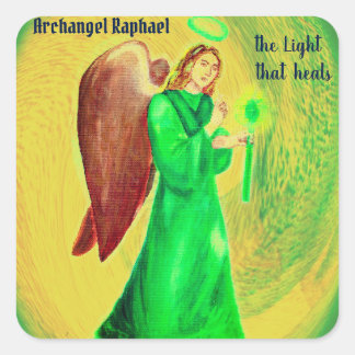 Adesivo Quadrado Archangel Raphael Stickers : A luz que se cura