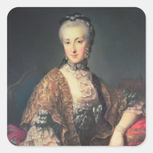 Adesivo Quadrado Archduchess Maria Anna Habsburgo-Lothringen
