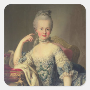 Adesivo Quadrado Archduchess Marie Antoinette