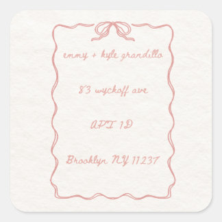 Adesivo Quadrado Arco de Natal