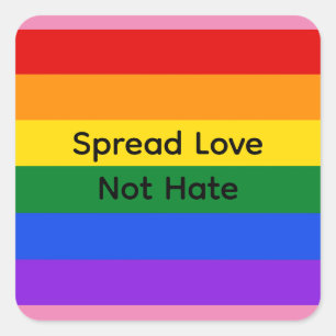 Adesivo Quadrado Arco-íris 1-2 Stickers