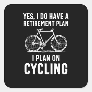 Adesivo Quadrado Are you approaching Retirement and like to cycle?
