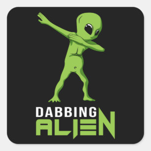 Adesivo Quadrado Área De Alienígena 51 Aliens Espaciais Ufo Prese