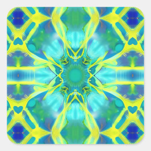 Adesivo Quadrado Areia, Corante Azul Cobalto e Corante Amarelo
