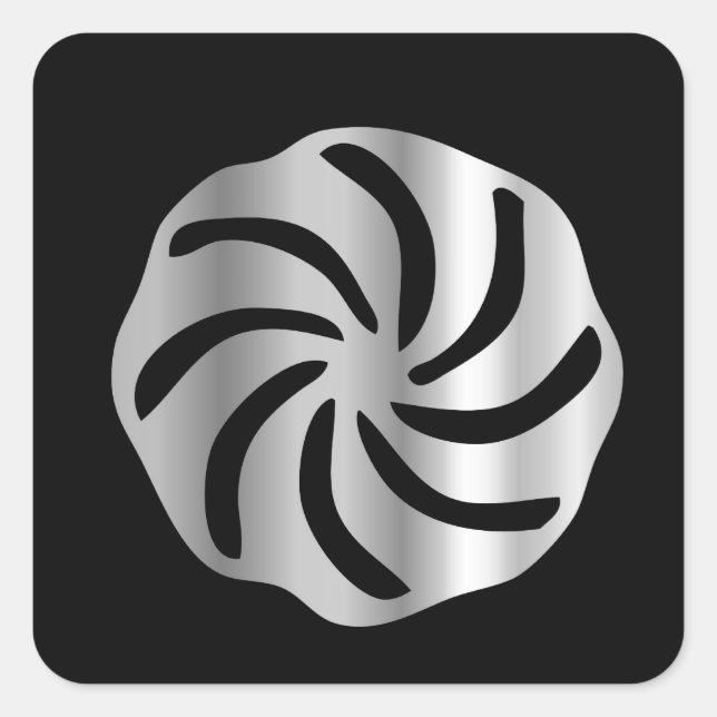 Adesivo Quadrado Arevakhach Armênio-Hetanismo - Símbolo religioso (Frente)