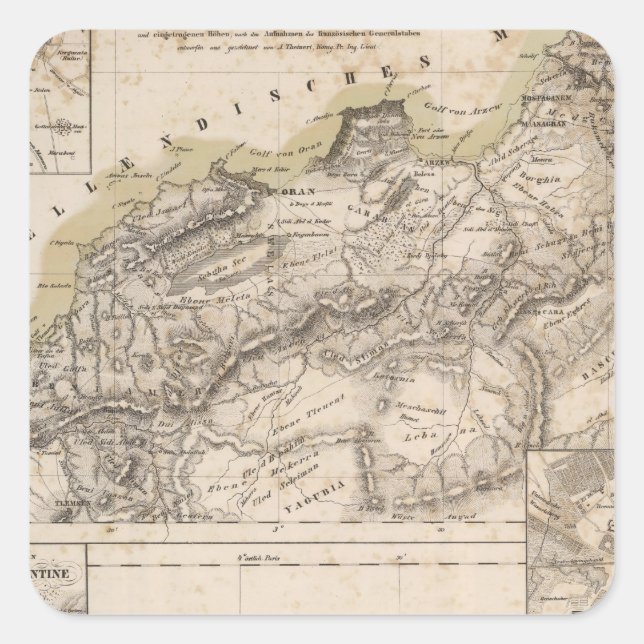 Adesivo Quadrado Argélia 2 (Frente)