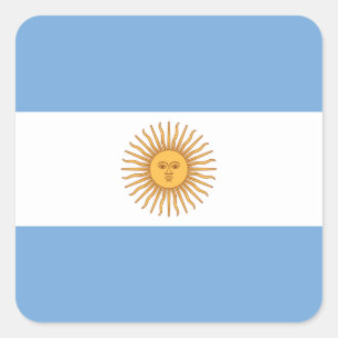 Adesivo Quadrado Argentina