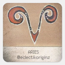 Adesivo Quadrado Aries