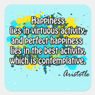 Adesivo Quadrado Aristotle