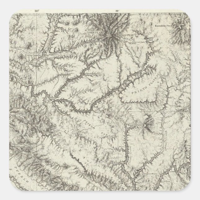 ADESIVO QUADRADO ARIZONA 4 (Frente)