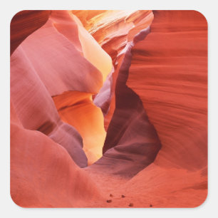 Adesivo Quadrado Arizona, Nação Navajo, Lower Antelope Canyon,