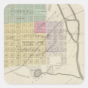 Adesivo Quadrado Arlington, Kansas