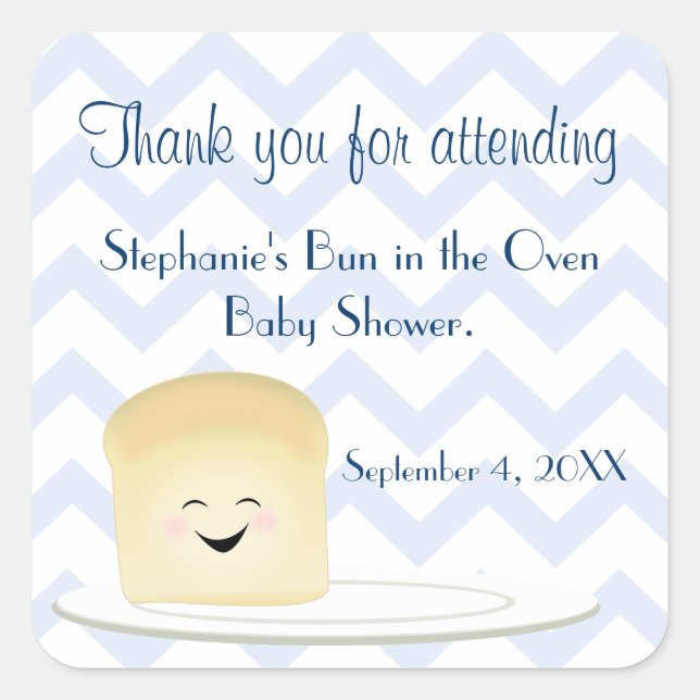 Adesivo Quadrado Arma no Azul Forno (Frente)