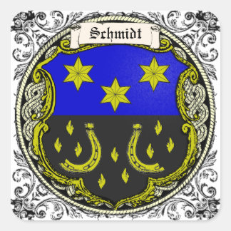 Adesivo Quadrado Armas da Família Schmidt (Saar-Reno)