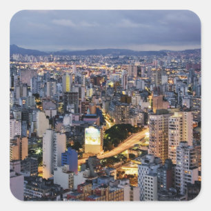 Adesivo Quadrado Arquitectura da cidade 2 de Sao Paulo