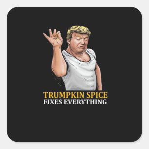 Adesivo Quadrado Arroz Trumpkin conserta tudo