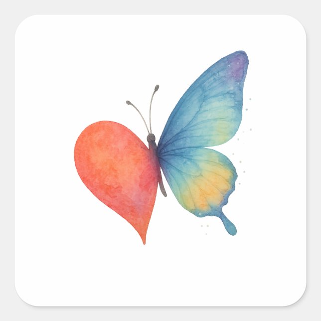 Adesivo Quadrado Arrumador do coração (Frente)