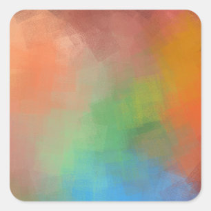 Adesivo Quadrado Arte abstrata moderna personalizada Modelo elegant