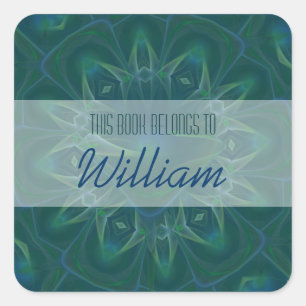 Adesivo Quadrado Arte de Martini do país das fadas de Mertini