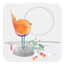 ARTE DE ZEN watercolor bird