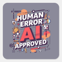 Arte Digital Ousada “Erro Humano, Aprovado pela IA