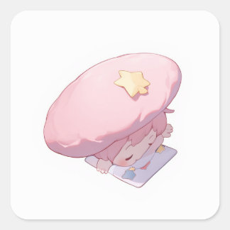 Adesivo Quadrado Arte Encantadora Whimsic