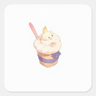 Adesivo Quadrado Arte Impressionante