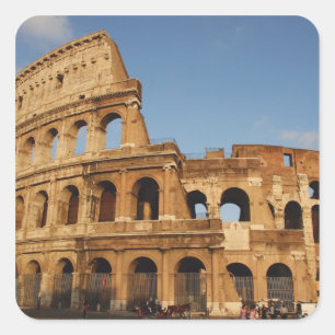 Adesivo Quadrado Arte Romana. O Coliseu ou Anfiteatro Flaviano 4