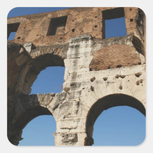 Adesivo Quadrado Arte Romana. O Coliseu ou Anfiteatro Flaviano 5