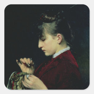 Adesivo Quadrado Artesanato, 1887