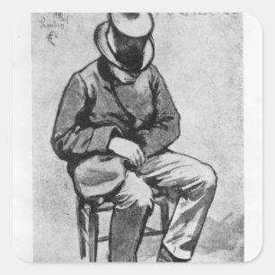 Adesivo Quadrado Arthur Rimbaud