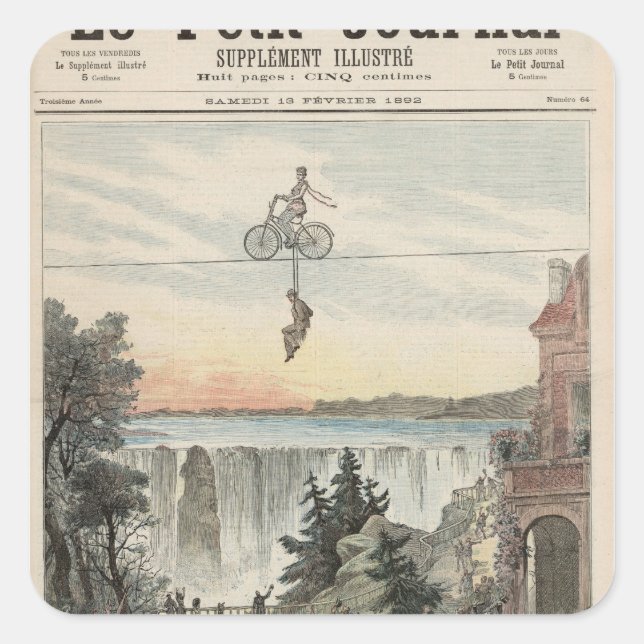 Adesivo Quadrado Artistas do Teatro de la Gaite (Frente)