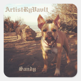 Adesivo Quadrado ArtistRyVavlt Sandy Sticker