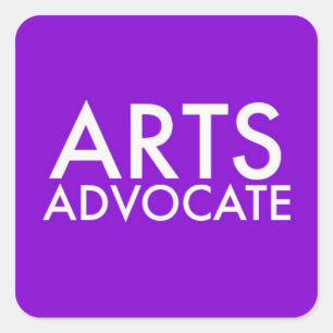 Adesivo Quadrado Arts Advocate Stickers