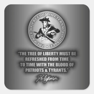 Adesivo Quadrado Árvore da Liberdade