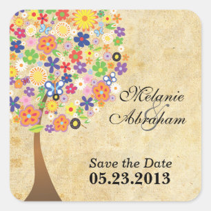 Adesivo Quadrado Árvore da Vida