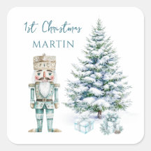 Árvore Neve Azul de Noz de Natal de 1rua