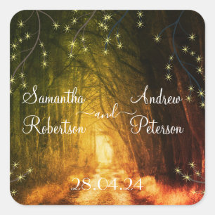 Adesivo Quadrado Árvores Russas Vintage