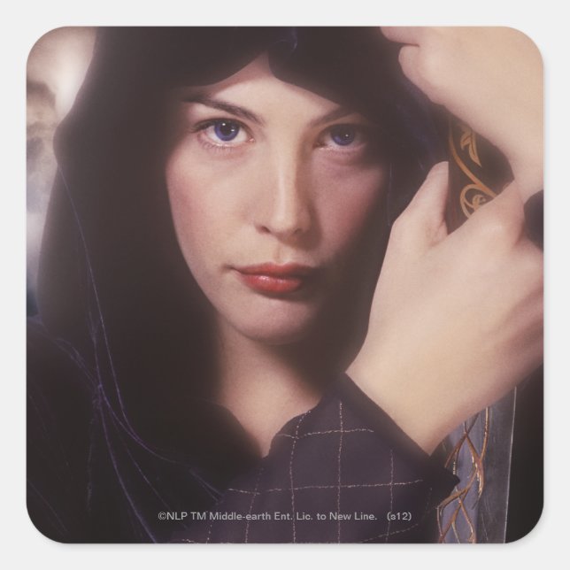 Adesivo Quadrado ARWEN™ com espada (Frente)