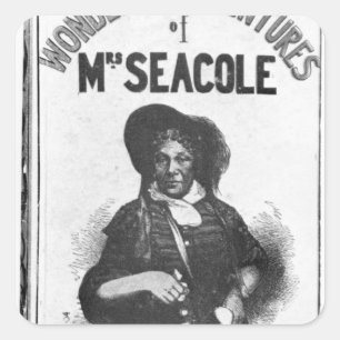 Adesivo Quadrado As aventuras maravilhosas da Sra. Seacole'