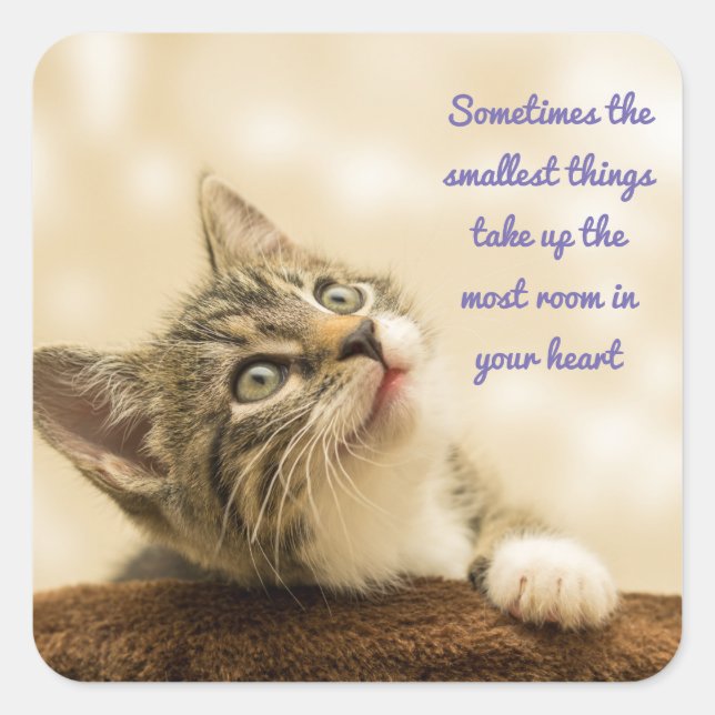 Adesivo Quadrado As Coisas Menores (Frente)