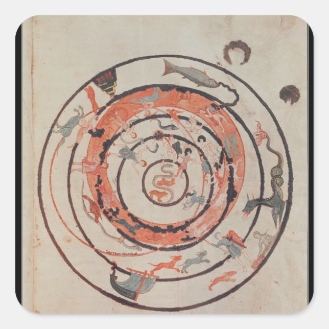 Adesivo Quadrado As constelações de "Os Fenômenos" (Frente)