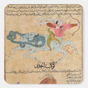 Adesivo Quadrado As constelações de Sagitário e