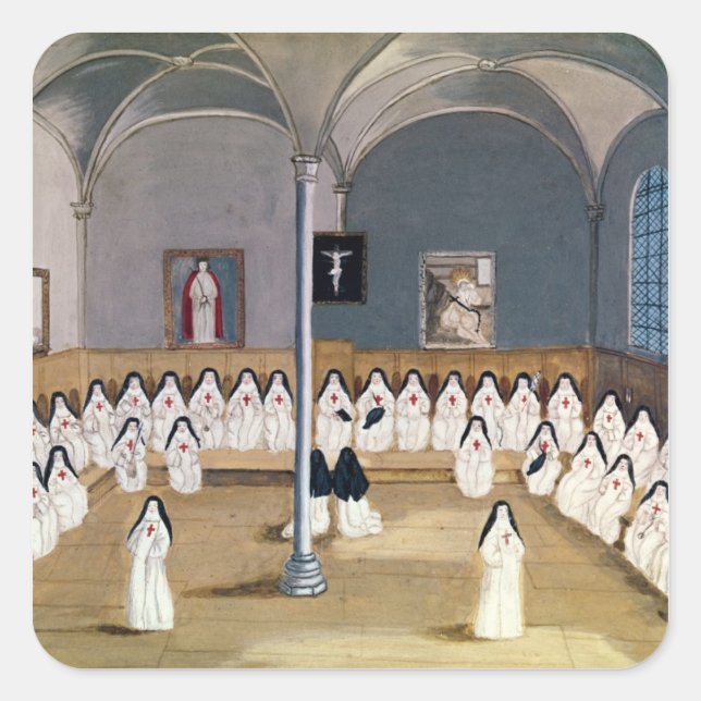 Adesivo Quadrado As Irmãs da Abadia (Frente)