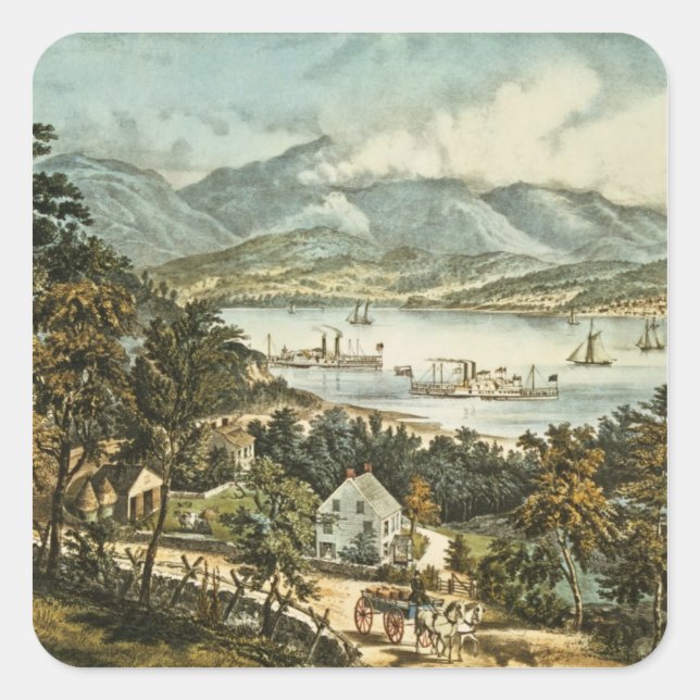 Adesivo Quadrado As Montanhas Catability (Frente)