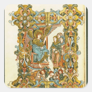 Adesivo Quadrado As mulheres santamente no túmulo