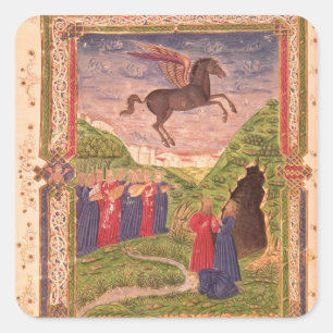 Adesivo Quadrado As nove musas de jogo