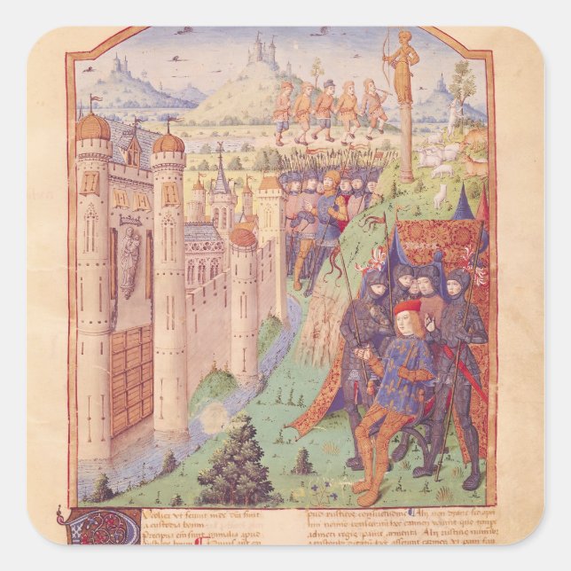 Adesivo Quadrado As Obras do Virgil com Comentário de Servius (Frente)